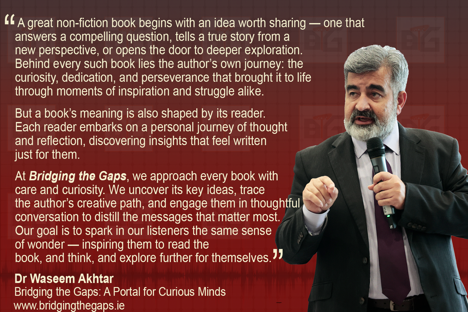 Dr Waseem Akhtar's Book Reviews on Bridging the Gaps